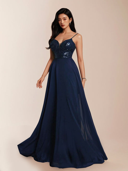 New Sexy Slimming Camisole Party Evening Dress-ZS195
