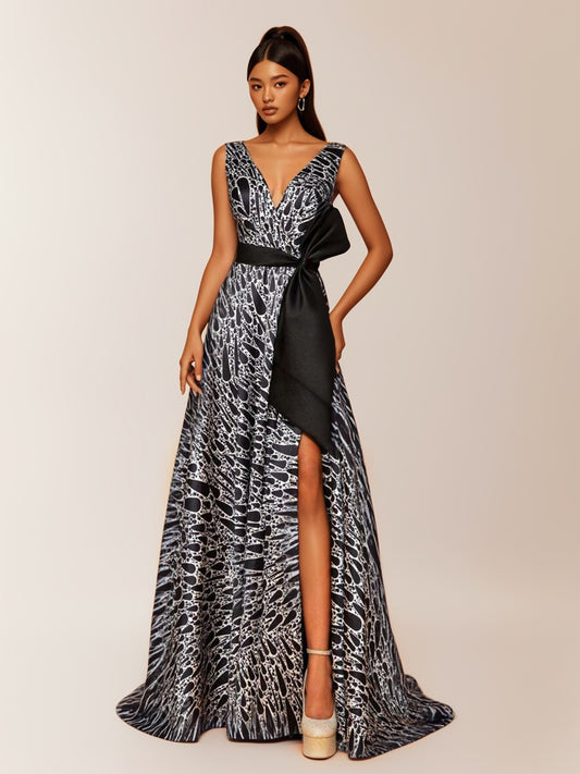 Long High-End Elegant And Graceful Evening Dress-ZS156