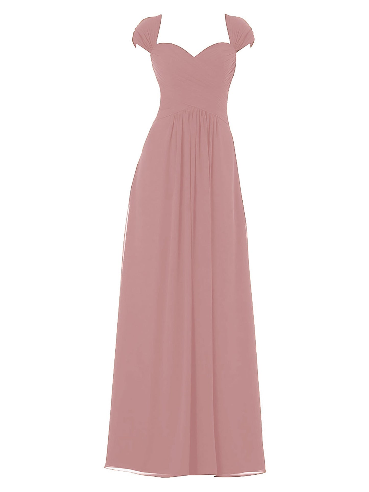 Lace V-Neck Sleeveless Bridesmaid Dress| Plus Size | 60+ Colors