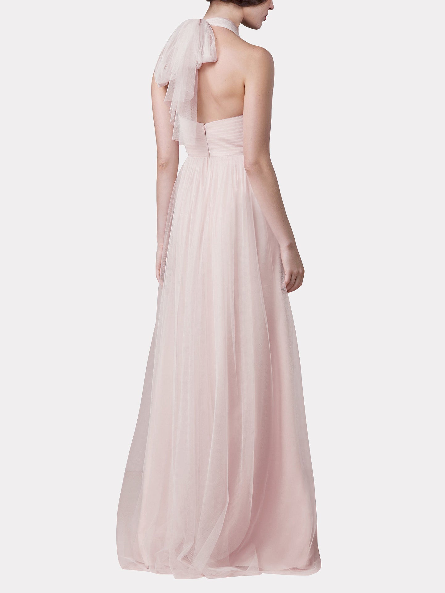 Tulle Convertible Sleeveless Bridesmaid Dress| Plus Size | 60+ Colors