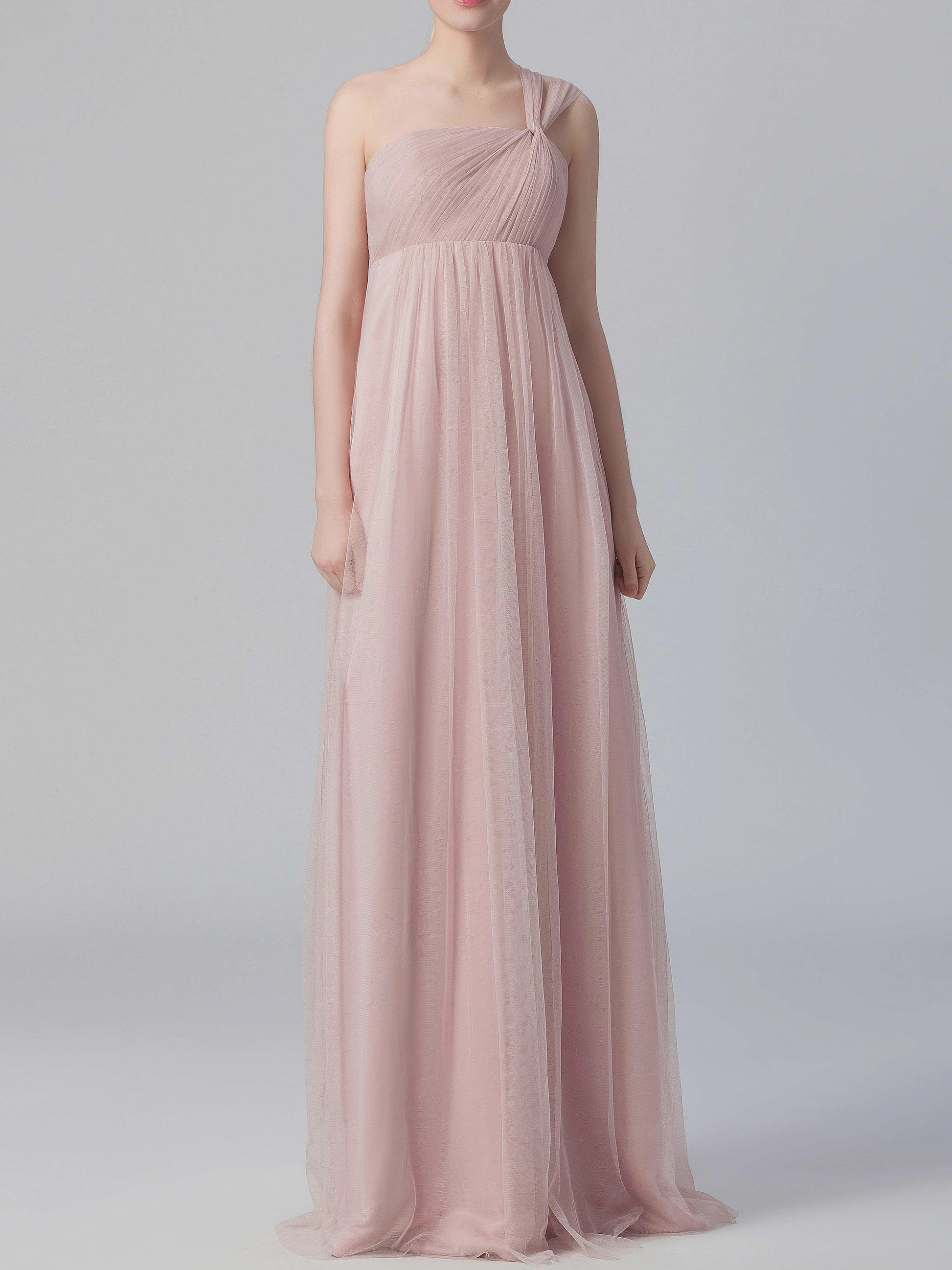 Tulle Convertible Sleeveless Bridesmaid Dress| Plus Size | 60+ Colors