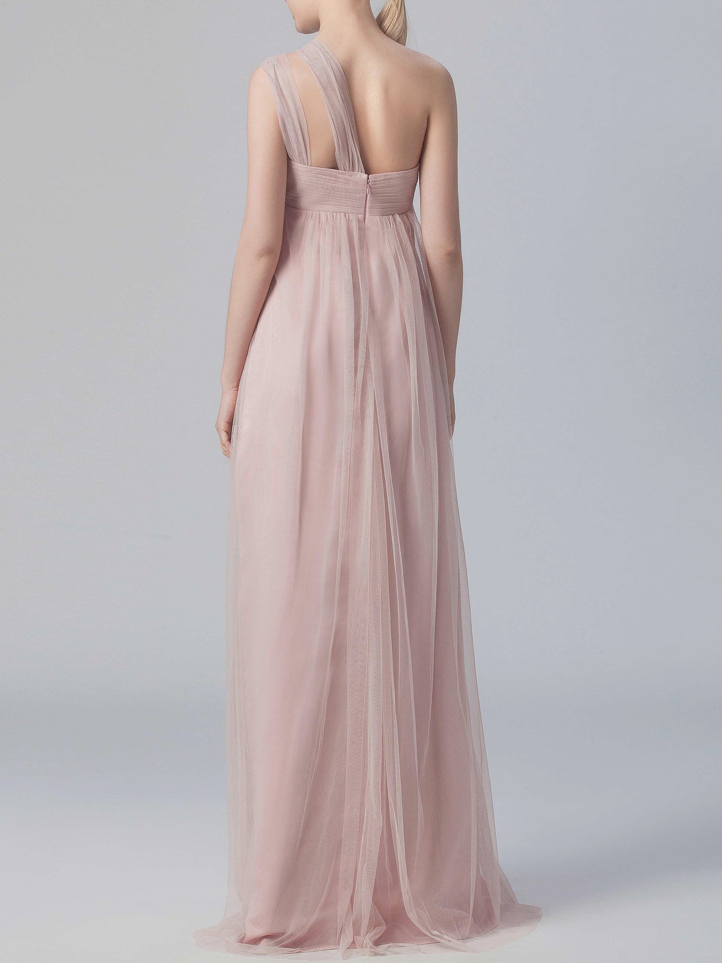 Tulle Convertible Sleeveless Bridesmaid Dress| Plus Size | 60+ Colors