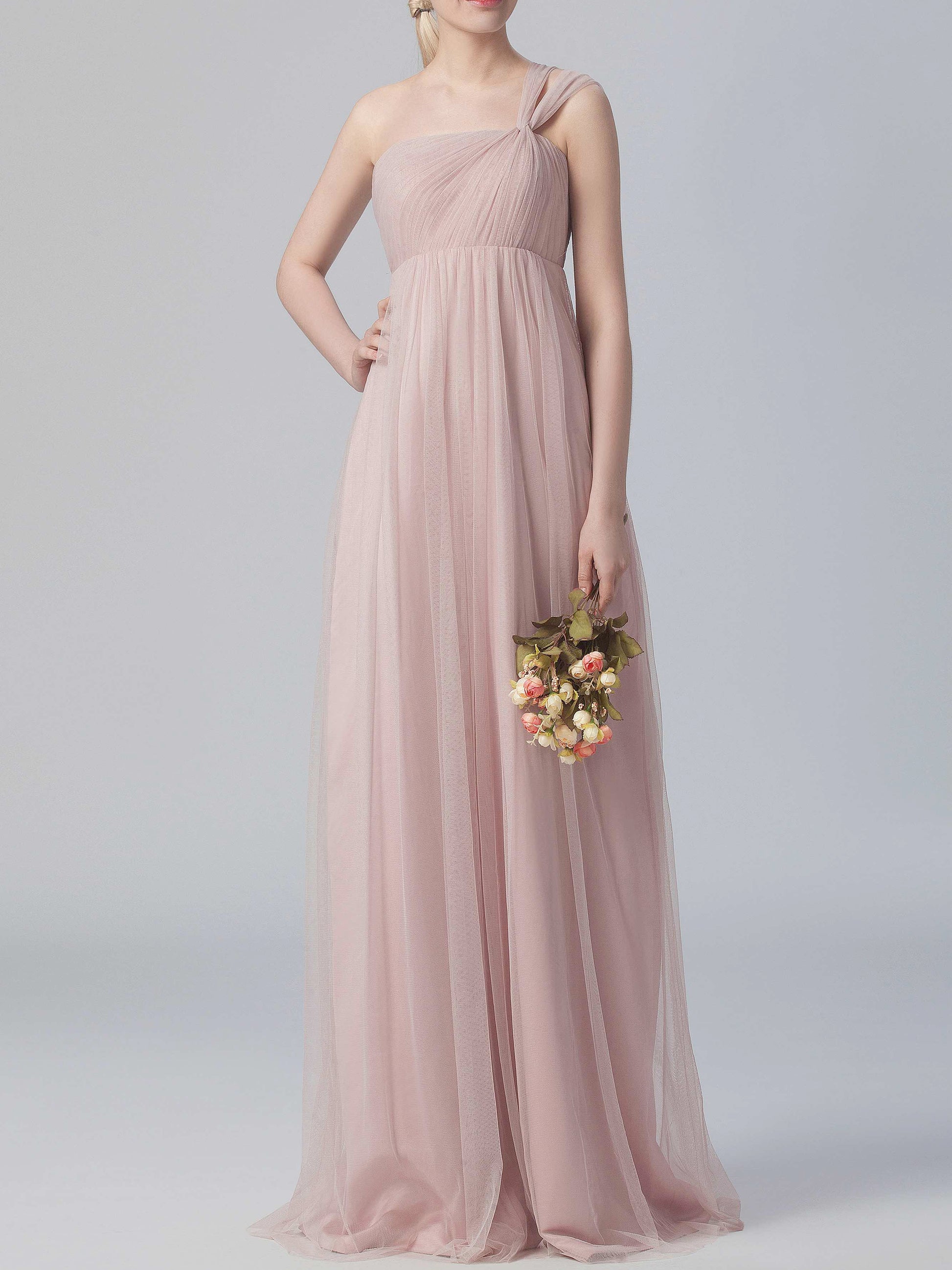 Tulle Convertible Sleeveless Bridesmaid Dress| Plus Size | 60+ Colors