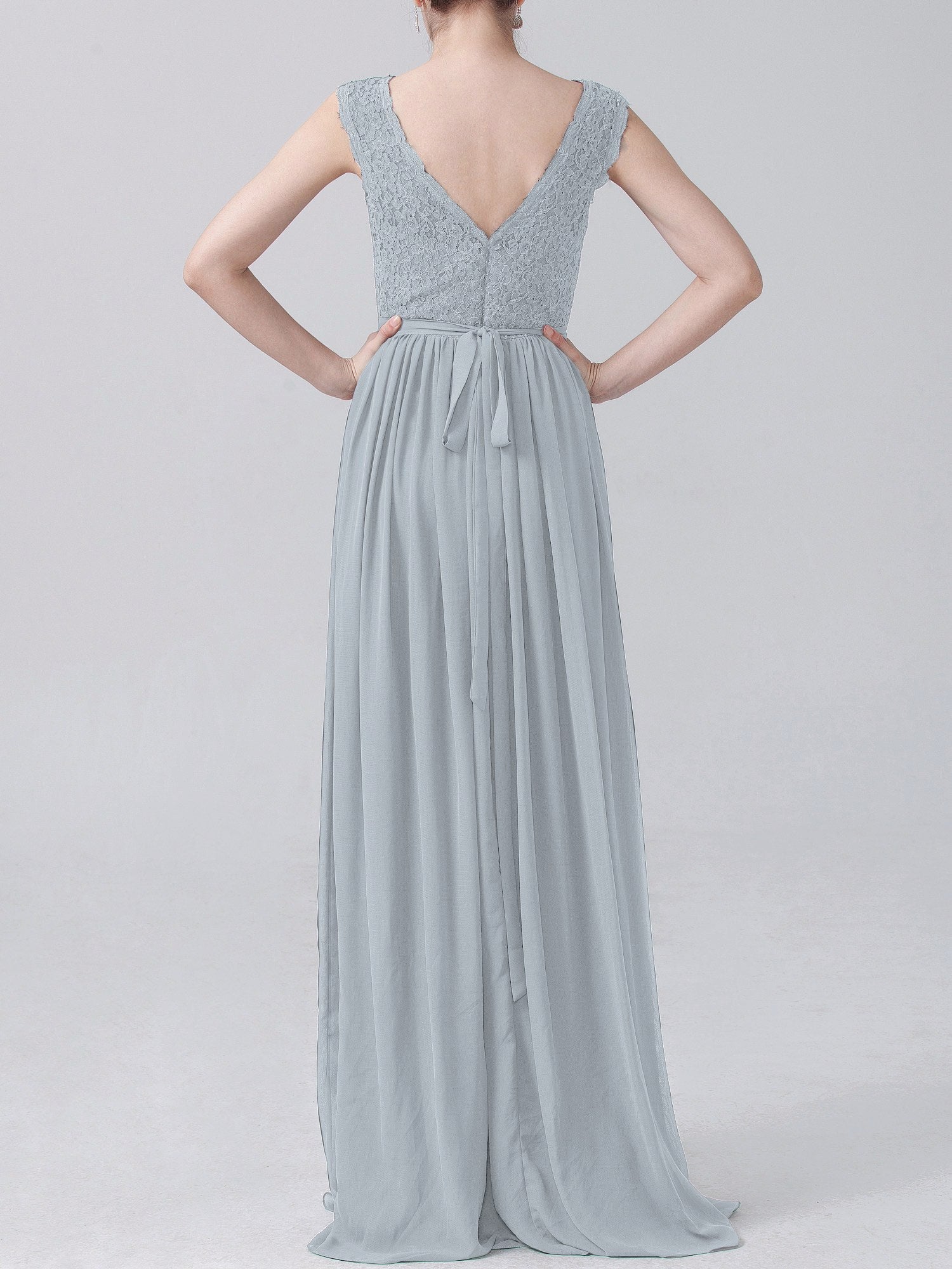 Tulle Convertible Sleeveless Bridesmaid Dress| Plus Size | 60+ Colors