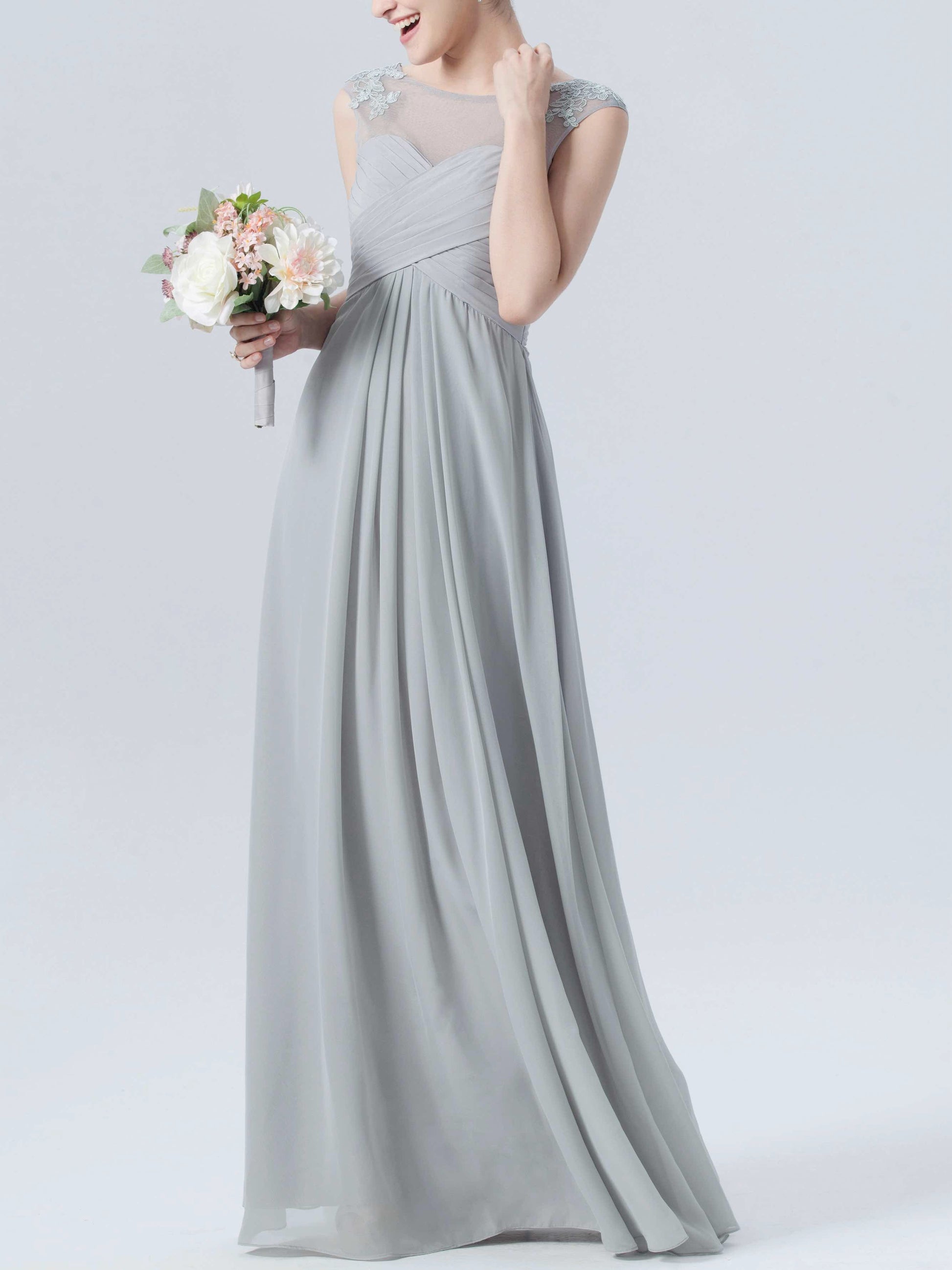 Tulle Convertible Sleeveless Bridesmaid Dress| Plus Size | 60+ Colors