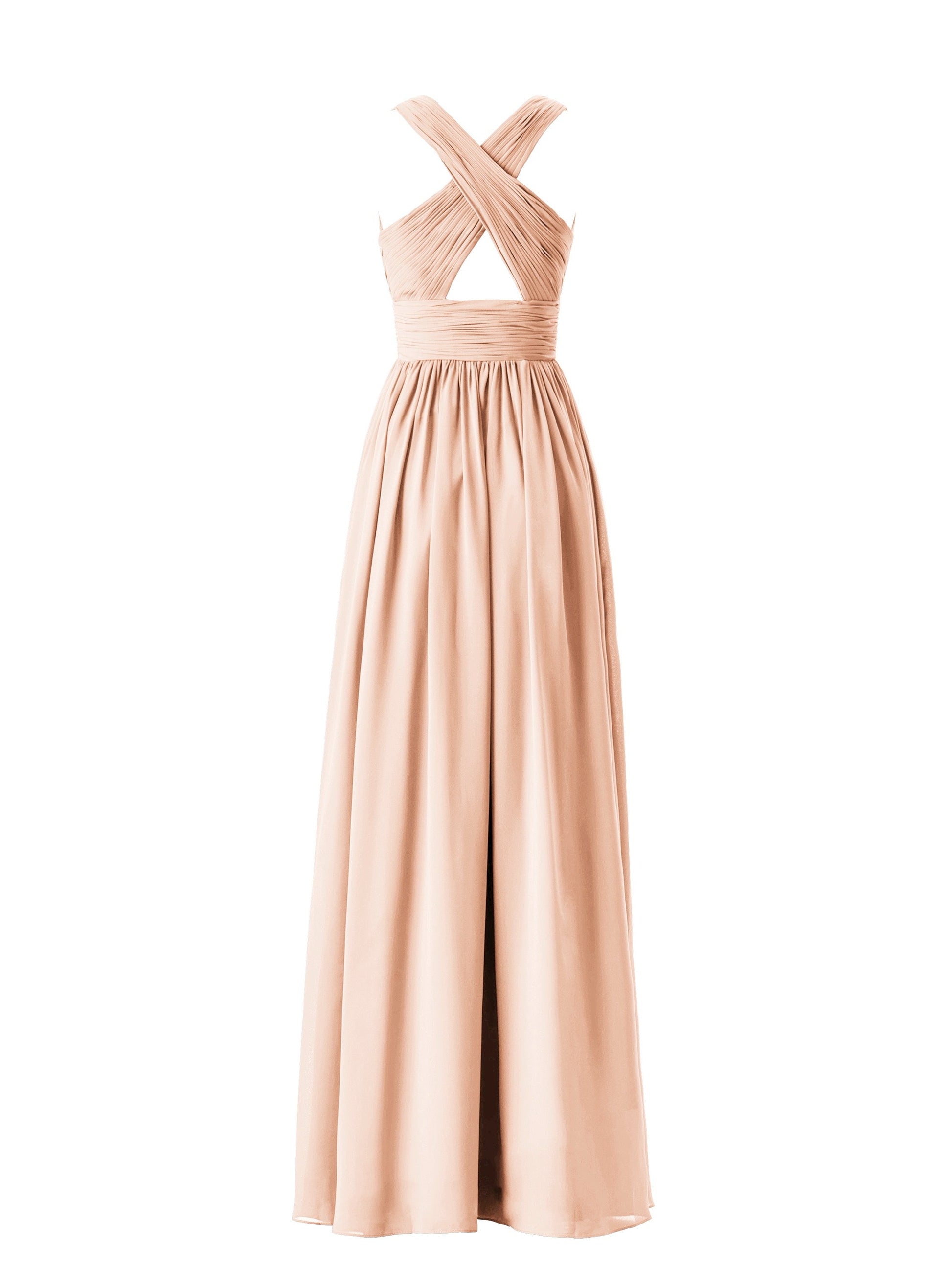 Tulle Convertible Sleeveless Bridesmaid Dress| Plus Size | 60+ Colors