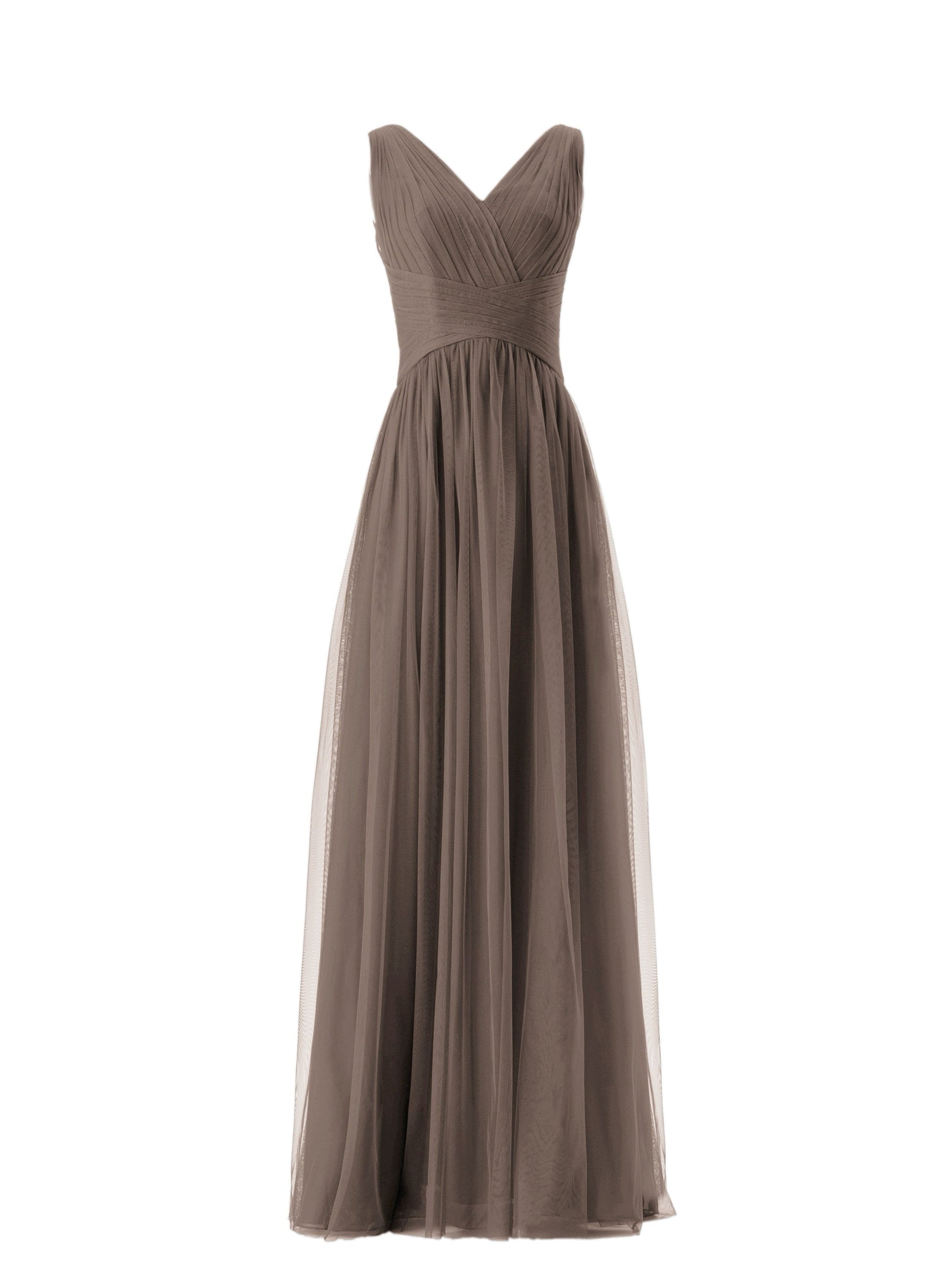 Tulle Convertible Sleeveless Bridesmaid Dress| Plus Size | 60+ Colors