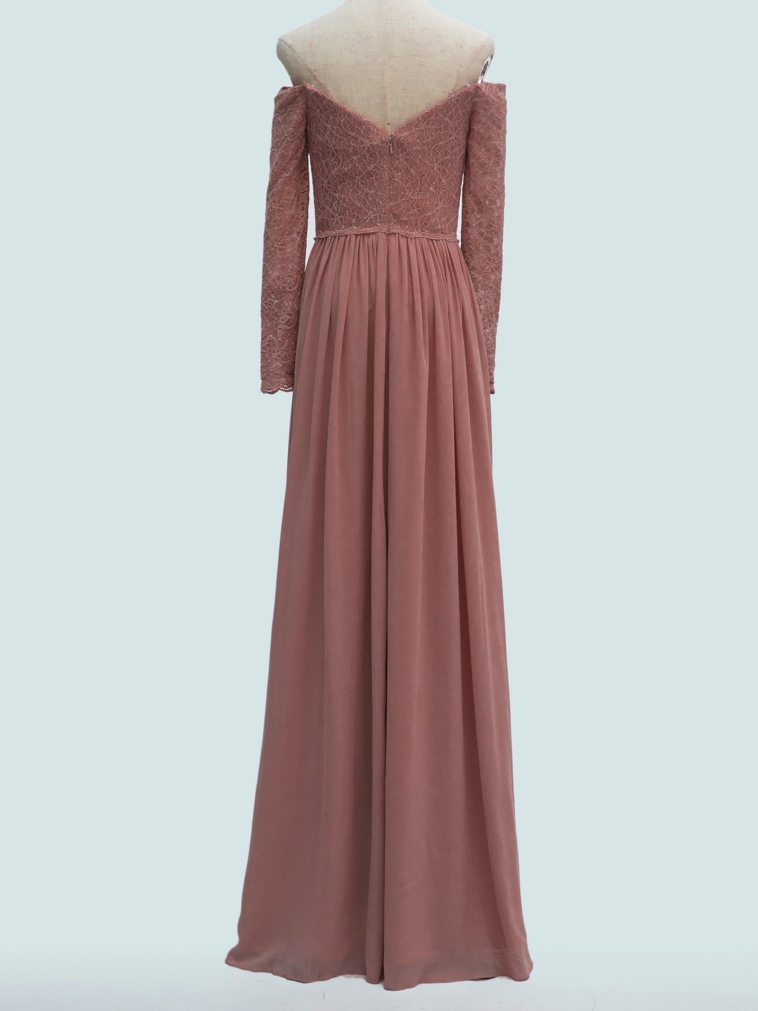 Lace V-Neck Sleeveless Bridesmaid Dress| Plus Size | 60+ Colors