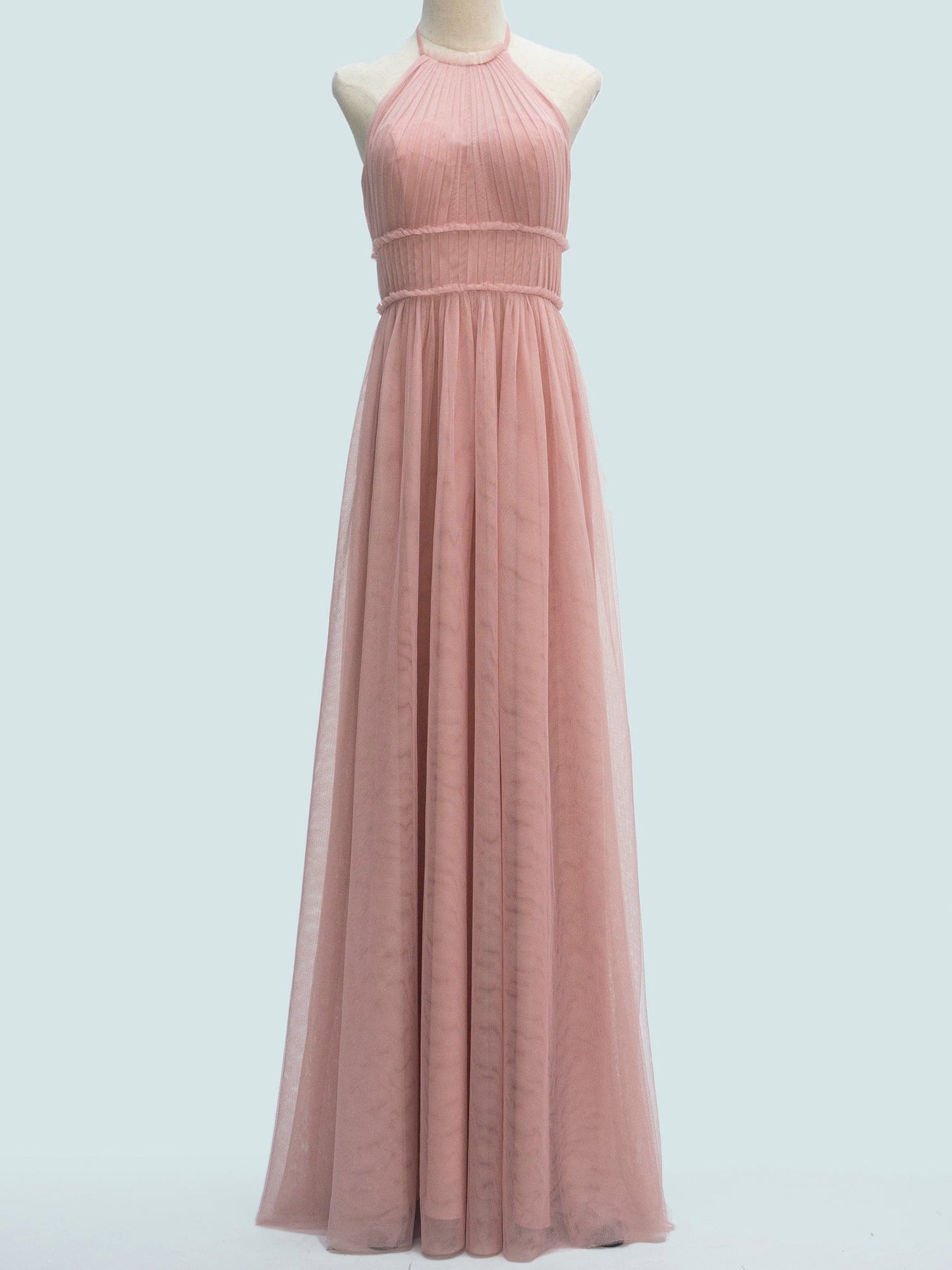 Lace V-Neck Sleeveless Bridesmaid Dress| Plus Size | 60+ Colors