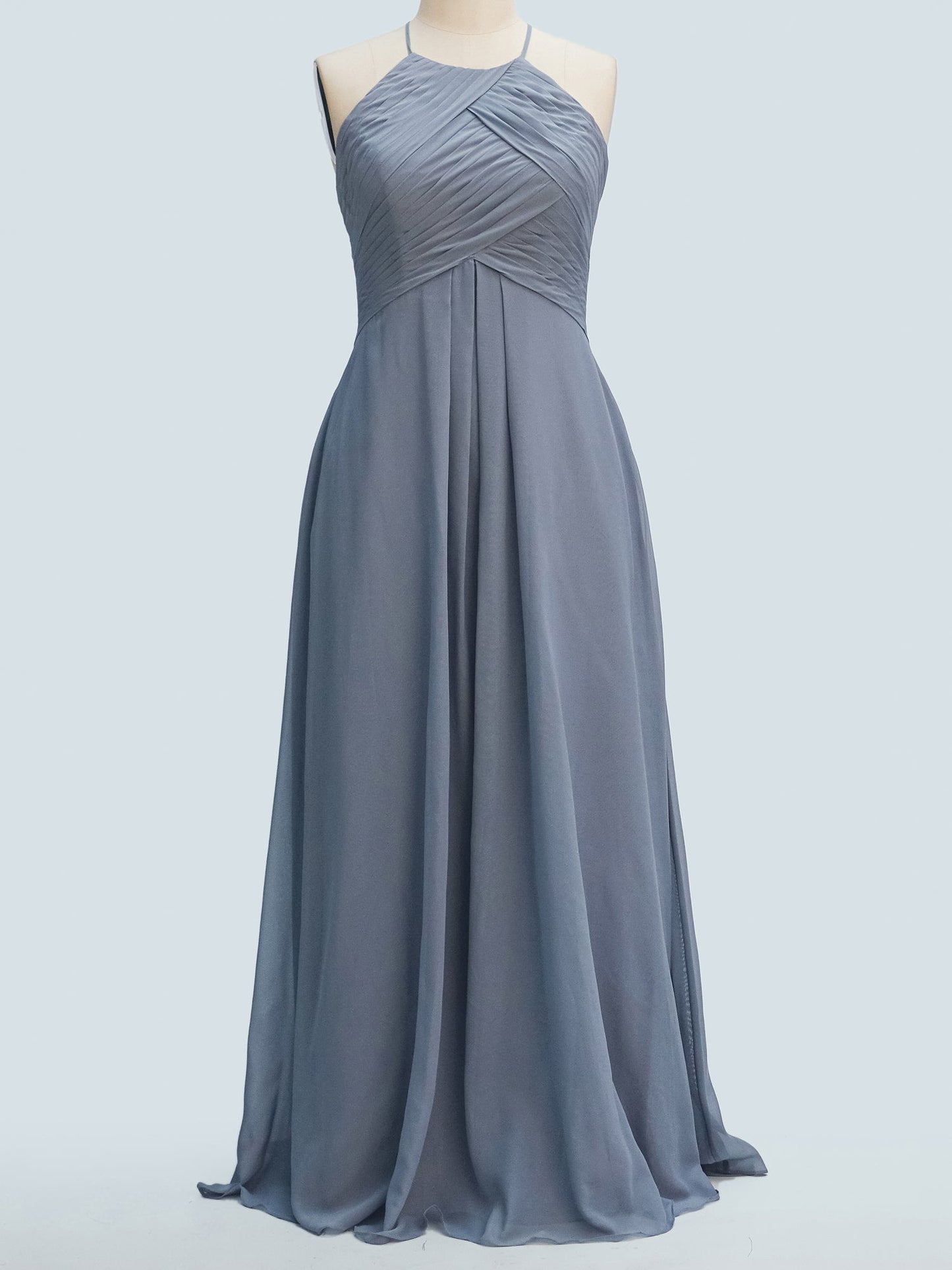 Lace V-Neck Sleeveless Bridesmaid Dress| Plus Size | 60+ Colors