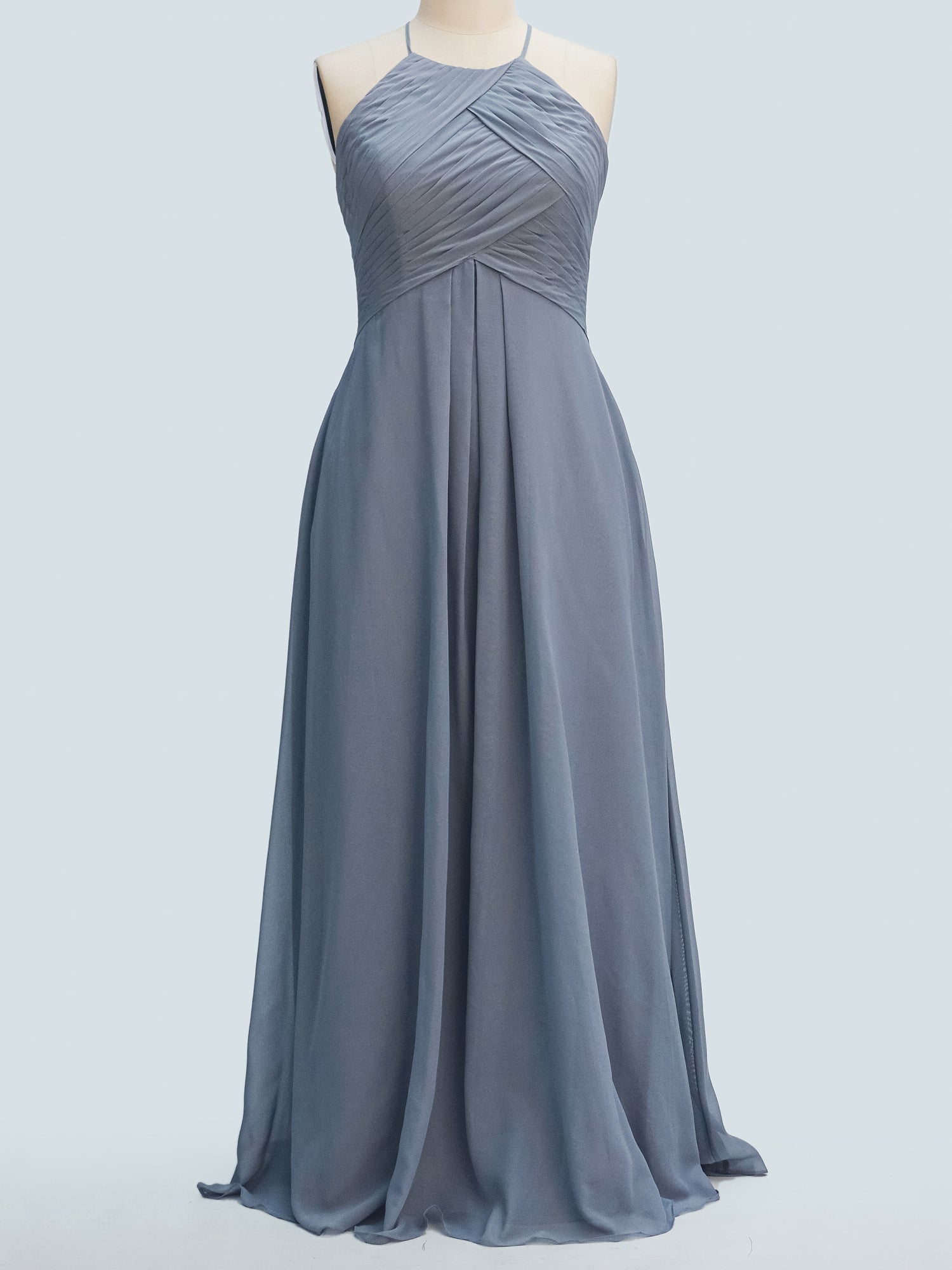 Lace V-Neck Sleeveless Bridesmaid Dress| Plus Size | 60+ Colors