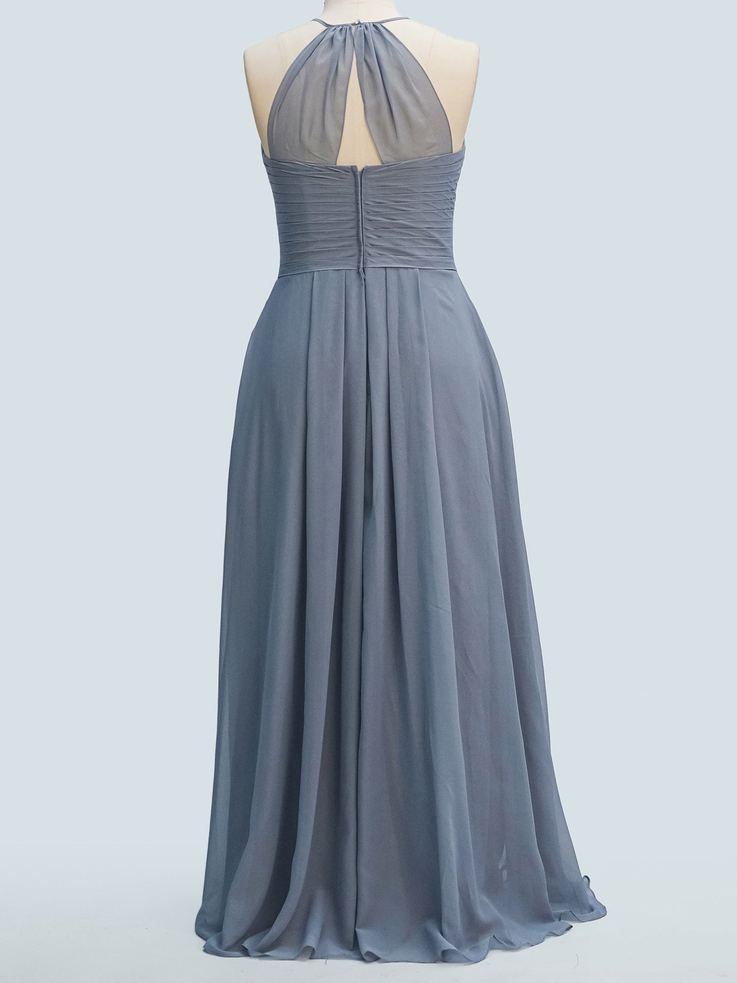 Lace V-Neck Sleeveless Bridesmaid Dress| Plus Size | 60+ Colors