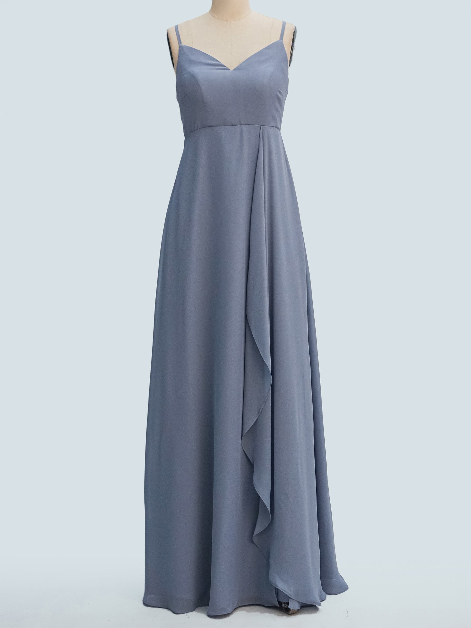 Lace V-Neck Sleeveless Bridesmaid Dress| Plus Size | 60+ Colors