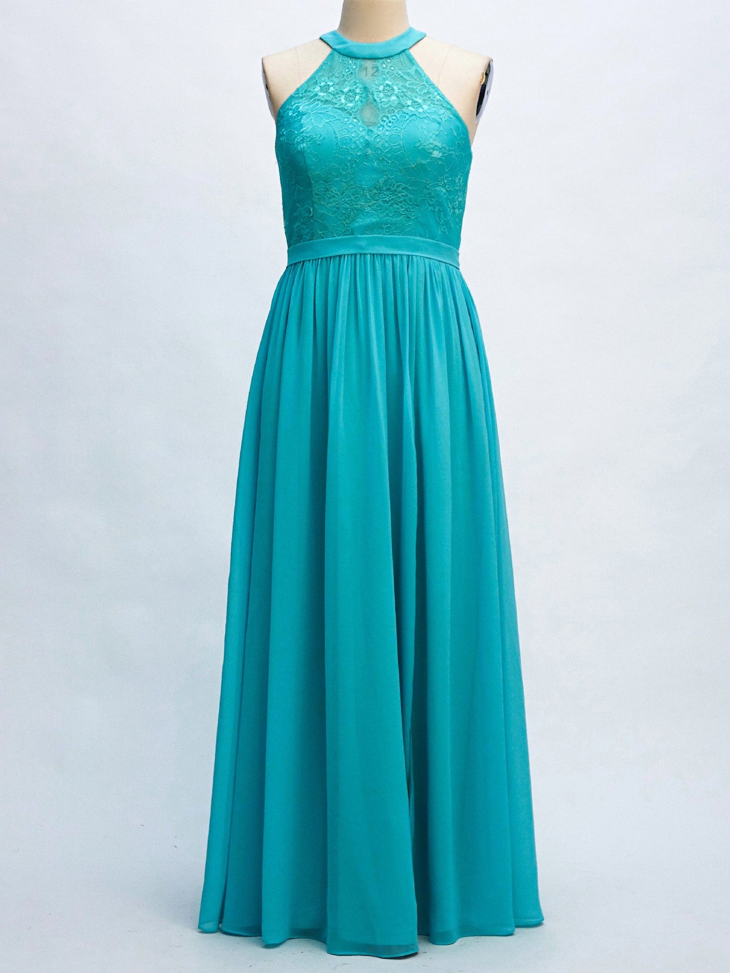 Chiffon V-Neck Sleeveless Bridesmaid Dress| Plus Size | 60+ Colors