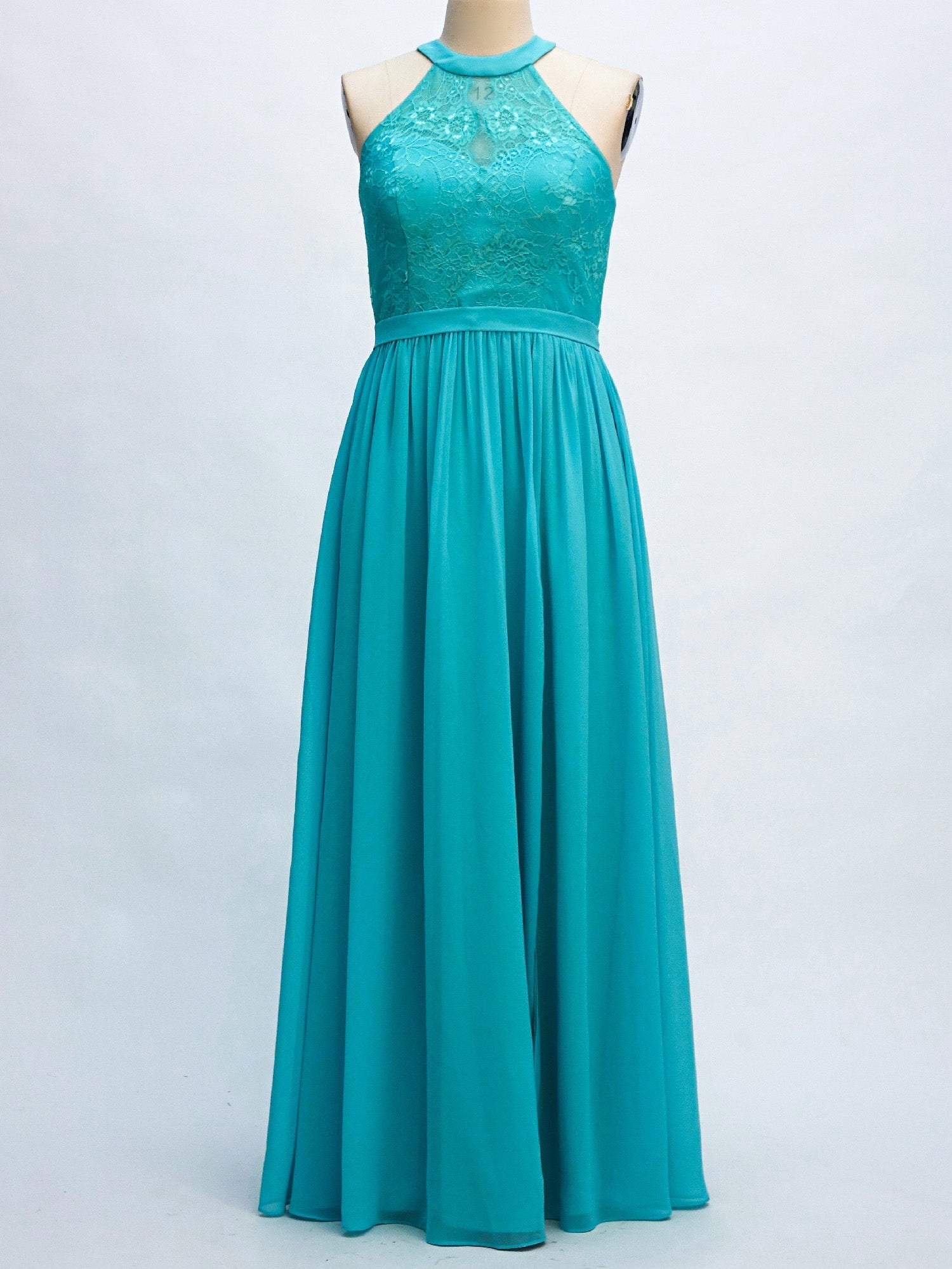 Chiffon V-Neck Sleeveless Bridesmaid Dress| Plus Size | 60+ Colors