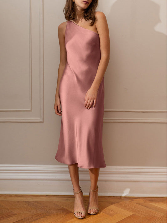 Chiffon V-Neck Sleeveless Bridesmaid Dress| Plus Size | 60+ Colors