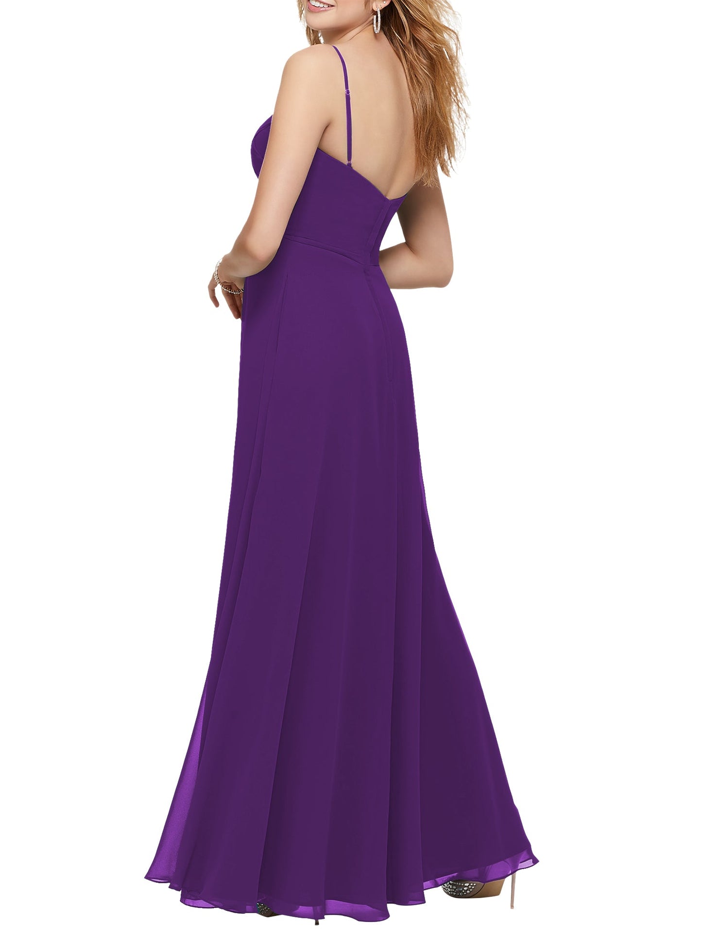 Lace Boat Neck Sleeveless Bridesmaid Dress| Plus Size | 60+ Colors